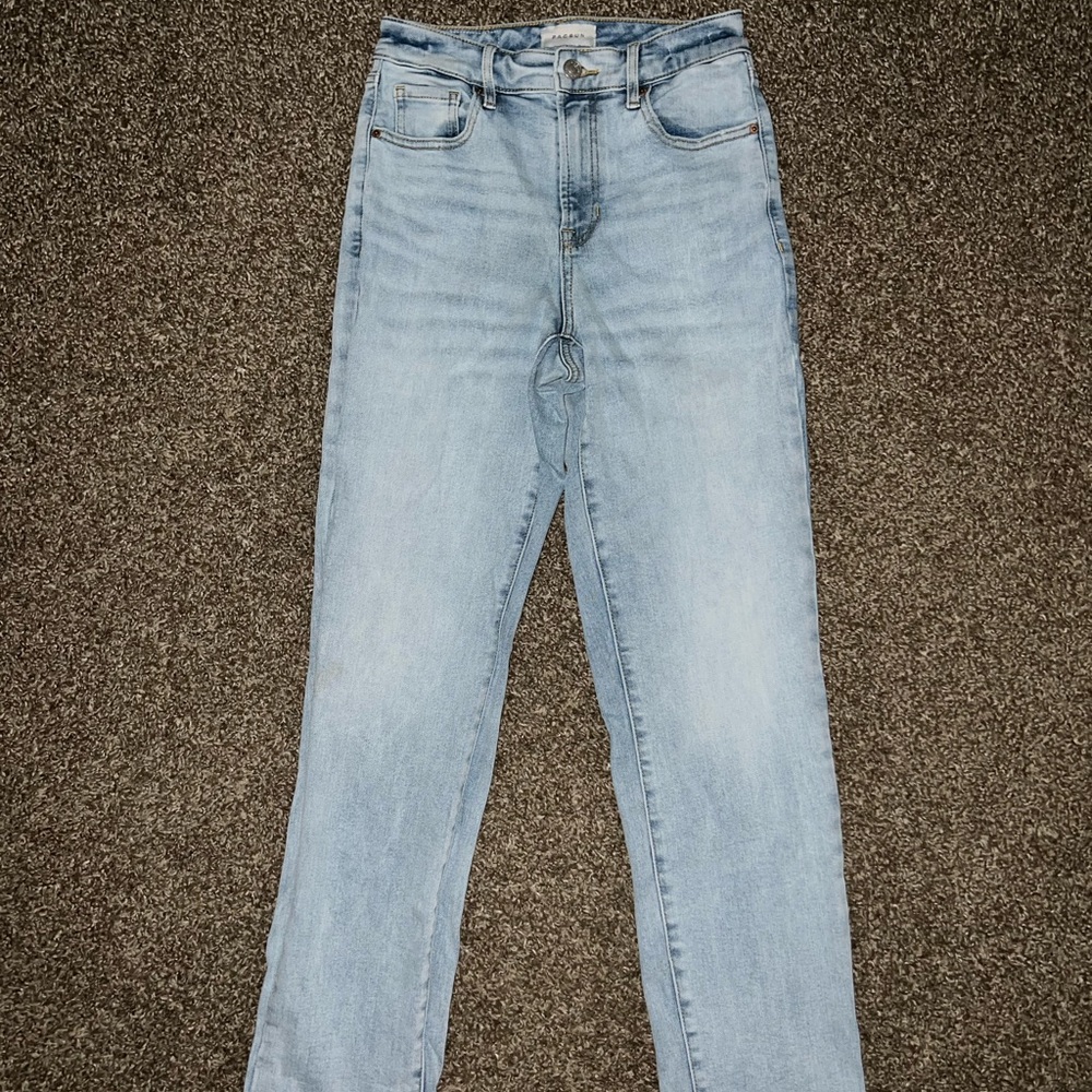 PacSun Vintage OG Sky Blue Curve Straight Denim Jeans
